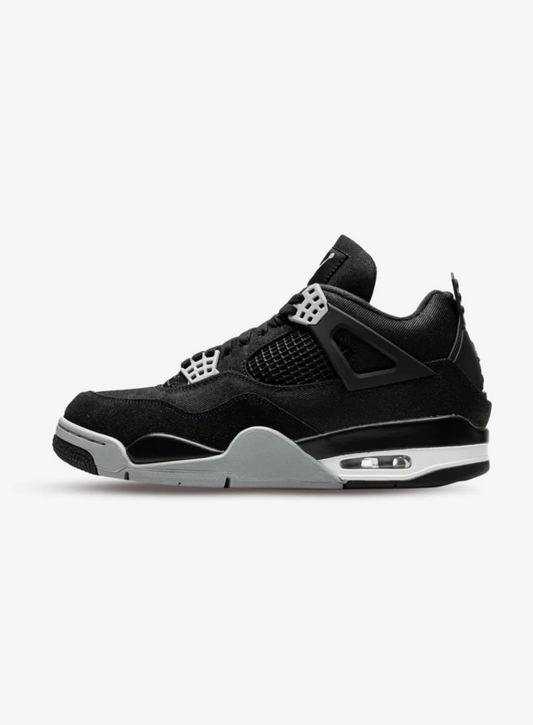 Jordan 4 Black Canvas