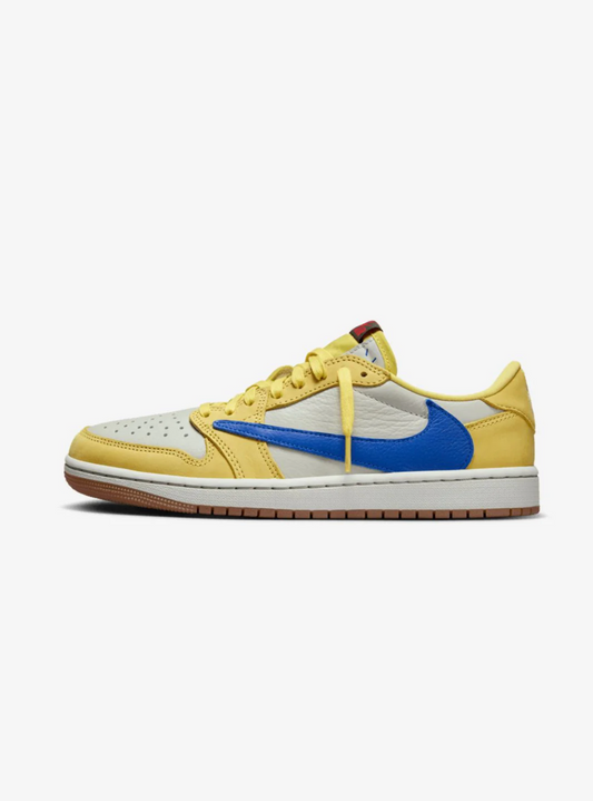 Jordan 1 Low Canary Yellow X Travis Scott