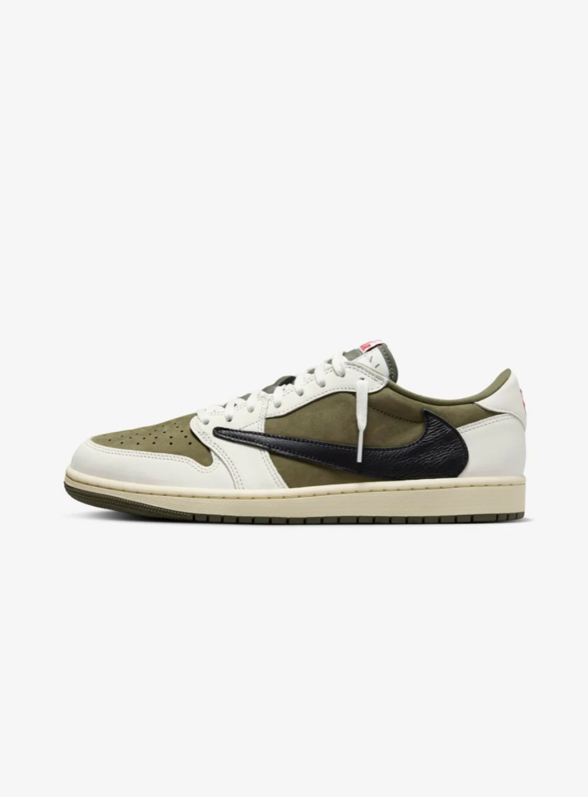 Jordan 1 Retro Low Reverse Olive X Travis Scott