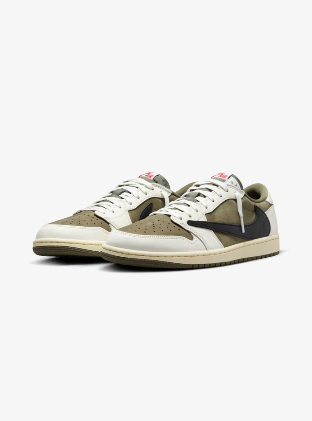 Jordan 1 Retro Low Reverse Olive X Travis Scott