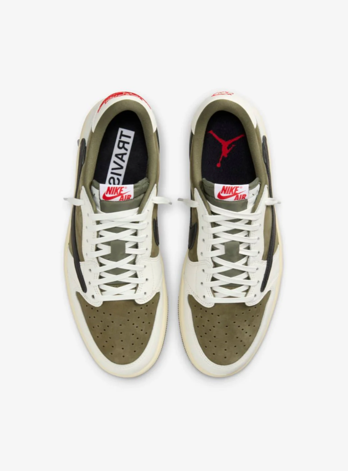 Jordan 1 Retro Low Reverse Olive X Travis Scott